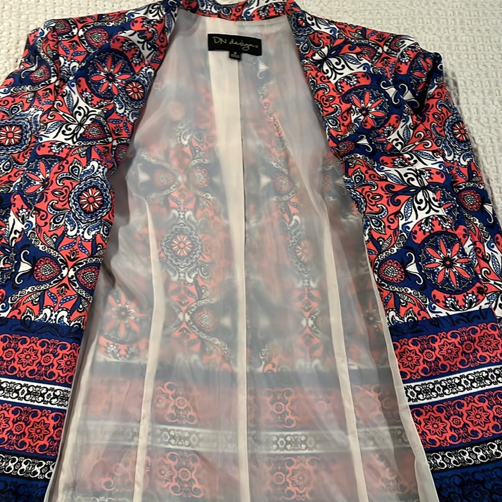 Super Cute Multicolored Spring/Summer Blazer - image 6